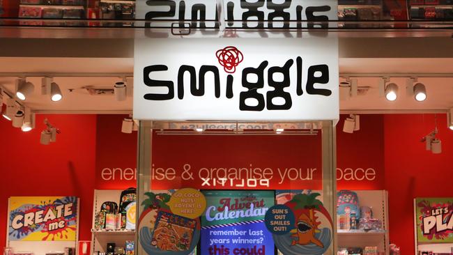 Smiggle stores have closed. Picture: Daniel Munoz/AAP