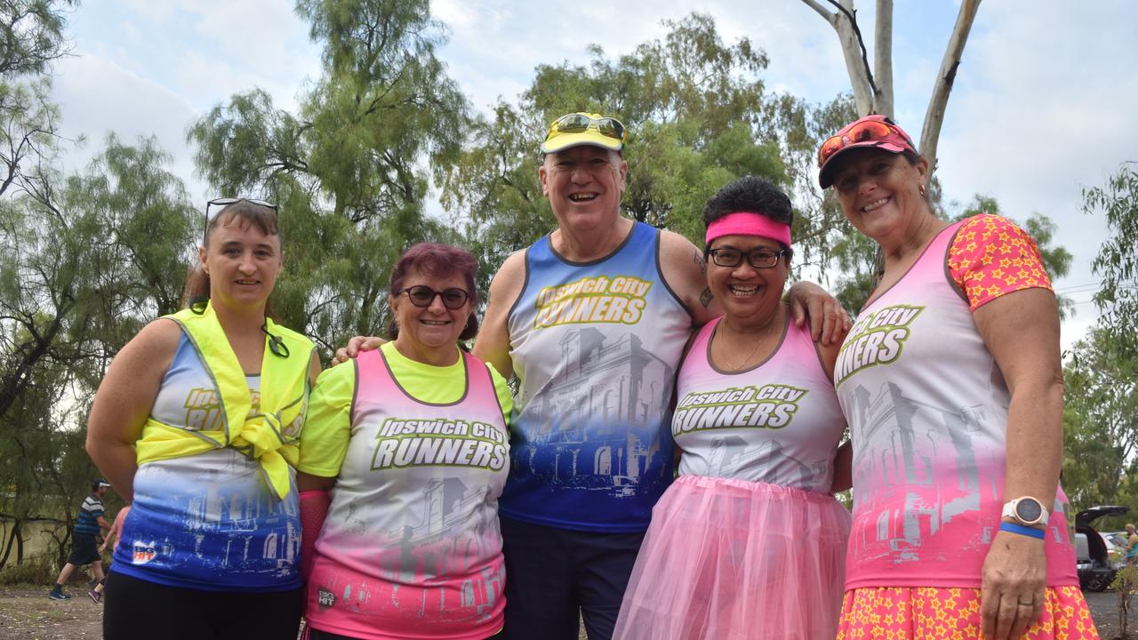 Janine Kent, Kayleen Condrack, Robin Maile, Evangeline Seth, and Debbie Maile from Ipswich.