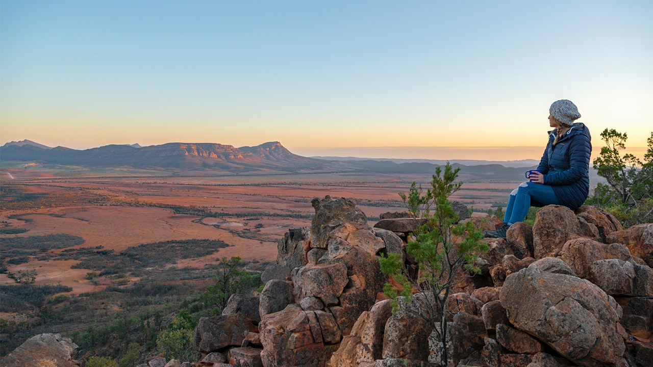 <h2>7. Heli-camp under the stars</h2><h3>Flinders Ranges, South Australia</h3><p>Winter in the Flinders Ranges comes with stunning views of the Milky Way. Rawnsley Park Station, 415km north of Adelaide, offers a helicopter flight to the top of Chace Range, where you dine by a cosy campfire and sleep under the stars. Enjoy 15 per cent off until July 31.</p><p class="button-common"><a title="Book now" href="https://www.rawnsleypark.com.au/experiences/helicamping/" target="_blank" data-cta="Book now" data-editable="true">Book now</a></p>