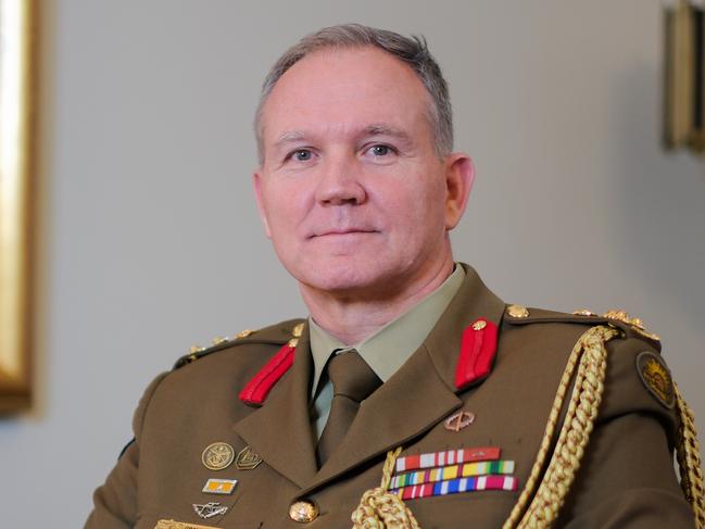 Brigadier Grant Mason at Australia House London on December 20, 2024 at the end of his three year tenure as Head of the Australian Defence Force. Photo: Jacquelin Magnay