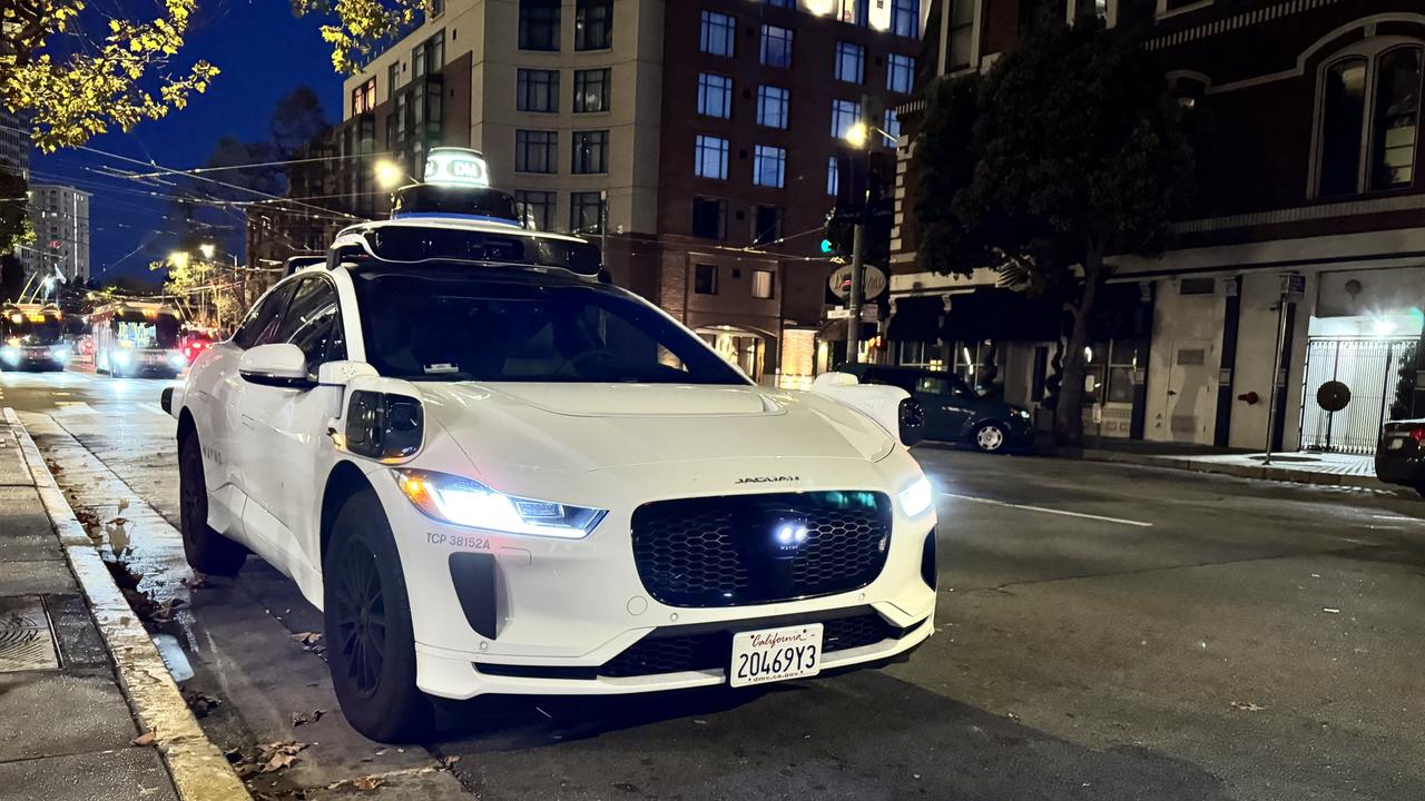 2024 Waymo Jaguar I-Pace autonomous taxi. Picture: David McCowen