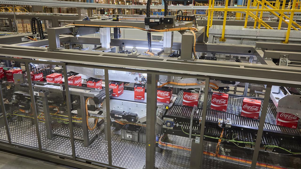 Inside Coca-Cola's plant at Richlands.