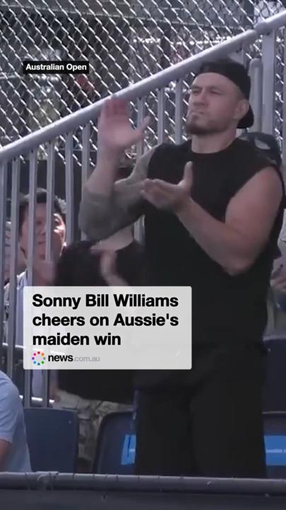 Sonny Bill Williams cheers on Aussie's maiden win