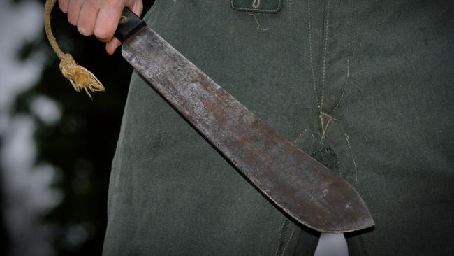 One of the carjackers was armed with a machete, police said. Picture: File photo/iStock