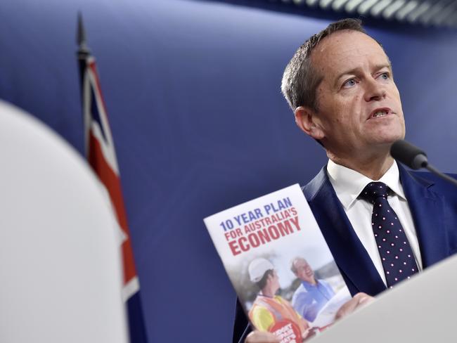 Election 2016 Commonwealth Parliamentary Office, Sydney. The opposition leader Bill shorten with Tony Burke and Chris Bowen making an announcement. Picture: Jason Edwards