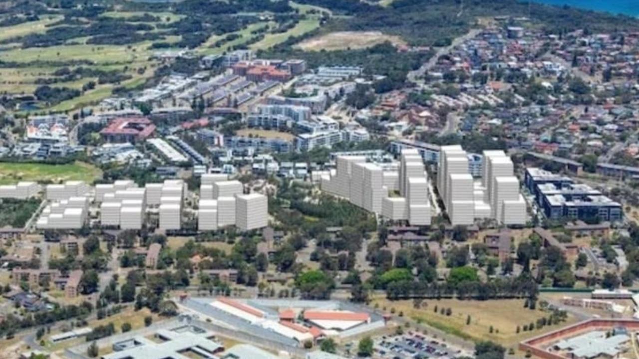 Meriton’s land at Little Bay, and its proposed development.