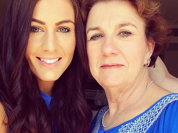 Brisbane woman Jodie McNamara, 30, has lost contact with her mother, Shirley Maclaren, who is stuck on a ship off the coast of Panama. Image of Jodie with her mother Shirley from Instagramhttps://www.instagram.com/p/rWkW2BjBh8/