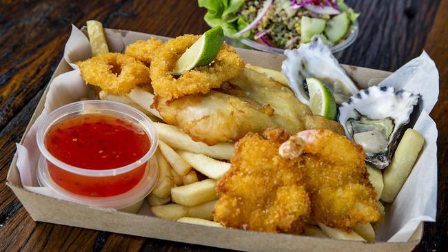 Red Hot Cod do bloody good fish n chips. Picture: Jerad Williams