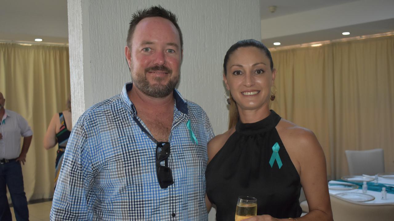 Richard and Shannon MacDonald at the Dalrymple Day Coal Terminal Nude Lunch 2020 event