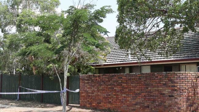 A crime scene has been established at a house in Sunnybank Hills after a baby died this morning. Picture: Peter Wallis