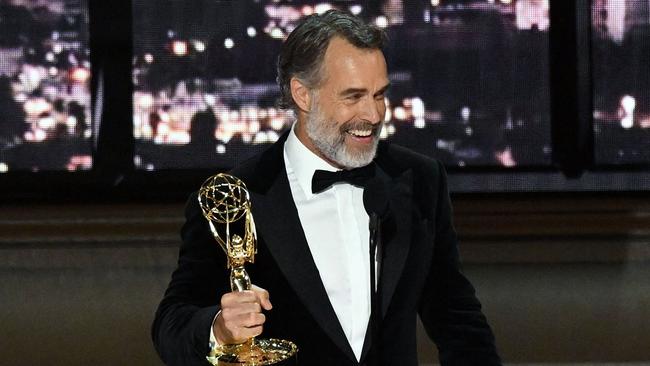 Australian actor Murray Bartlett won for The White Lotus. Picture: Patrick T. Fallon/AFP