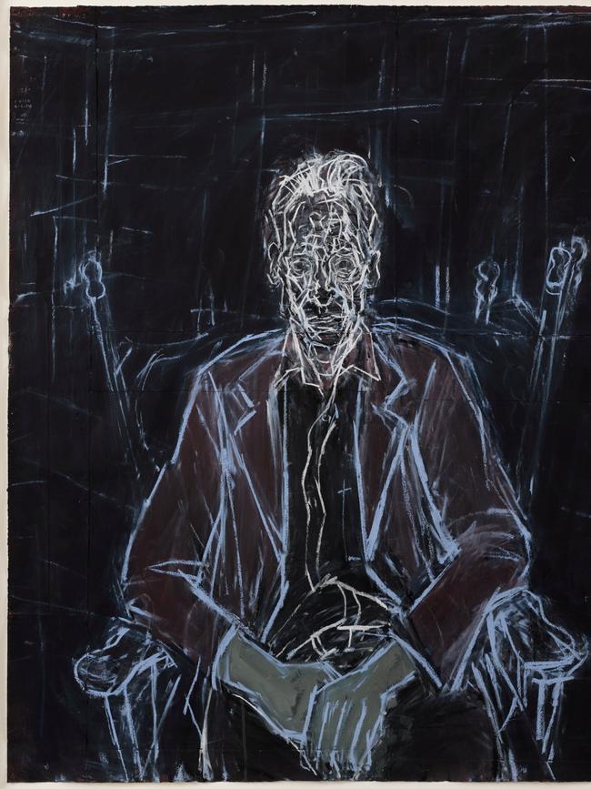 David Fairbairn ‘Head of BF no 2. © the artist, image © Art Gallery of New South Wales, Jenni Carter Sitter: Bruce French
