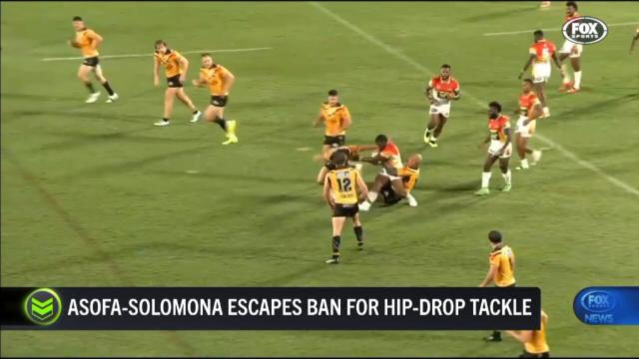 Asofa-Solomona escapes ban for hip-drop