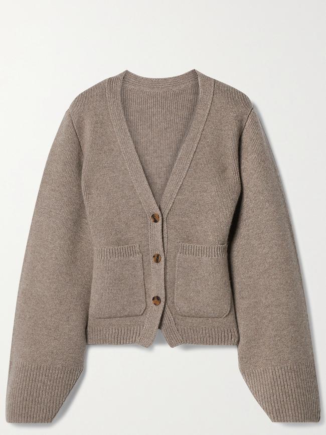 Khaite 'Scarlet' cardigan via Net-a-Porter. Picture: Net-a-Porter