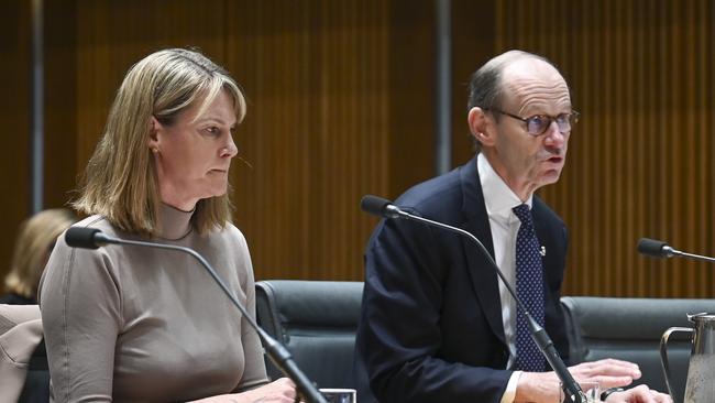 ANZ retail group executive Maile Carnegie and chief executive Shayne Elliott. Picture: Martin Ollman