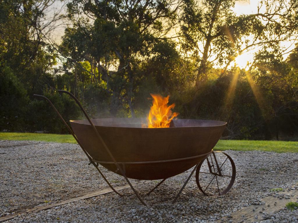 If you want to live like they do in Hollywood, you have to have a fire pit. Picture: Supplied.