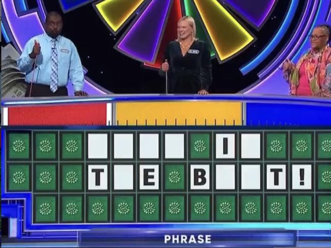 A “Wheel of Fortune” contestant shot to internet fame Thursday night thanks to his absurd, X-rated guess to a puzzle.