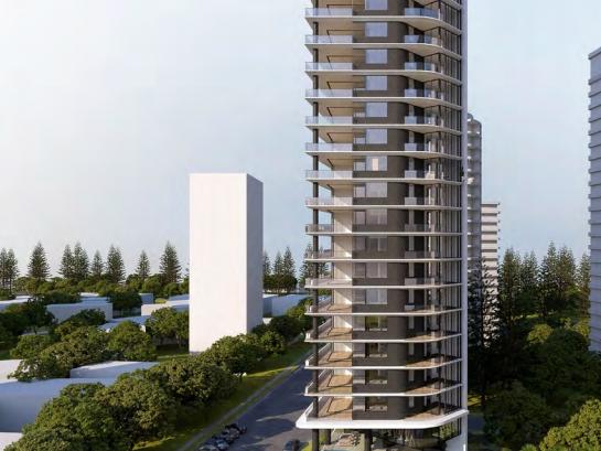 The proposed Main Beach Parade 39-level tower at Main Beach on the Gold Coast.