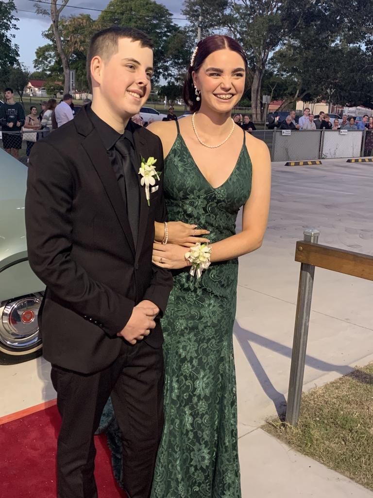 Students arrive at Maryborough State High School's formal.