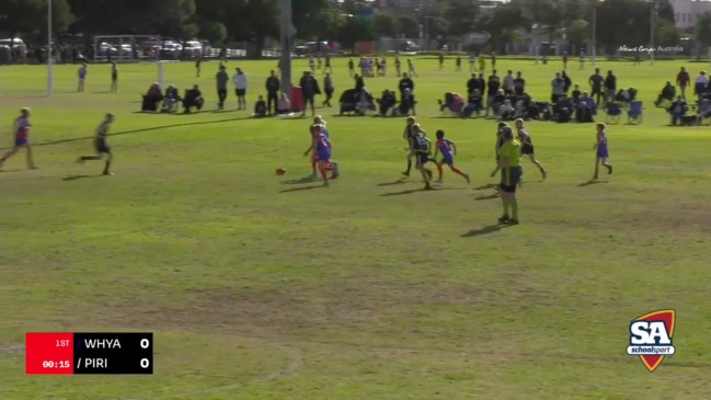 Replay: School Sport SA Sapsasa Country Football Carnival - Whyalla v Pirie (Div 2)