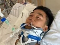 Haruto Morishita, 22, in Sydney from Japan on a working holiday, badly injured his spinal cord when he jumped in the ocean pool at Dee Why on October 27, 2022. Picture; Supplied