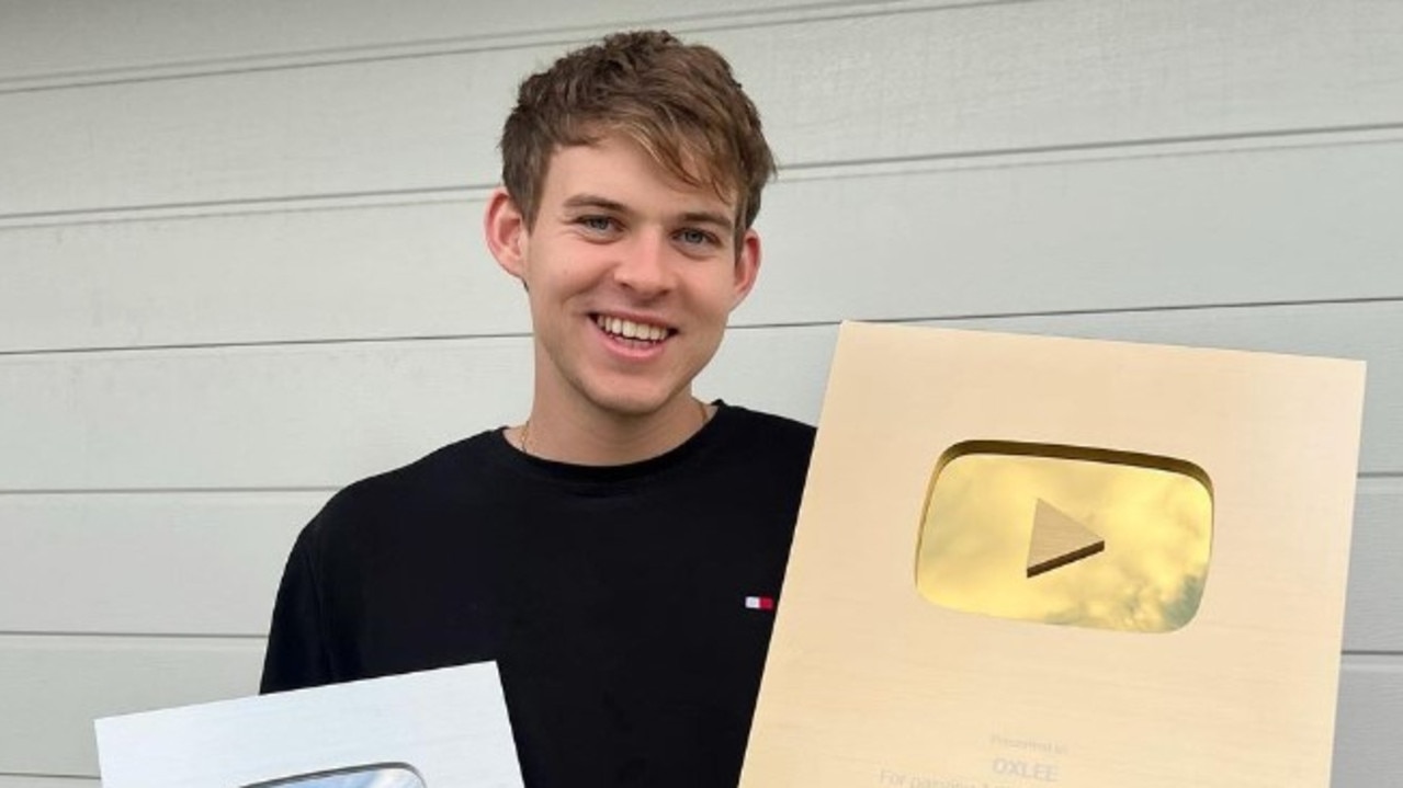 TikTok star James Oxley recently surpassed one million subscribers on YouTube. Picture: Instagram / Oxlee