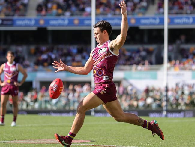 Brisbane Lions star Cam Rayner is yet to miss a match in Brisbane’s impressive 2022 campaign. Picture: Russell Freeman / AFL Photos via Getty Images