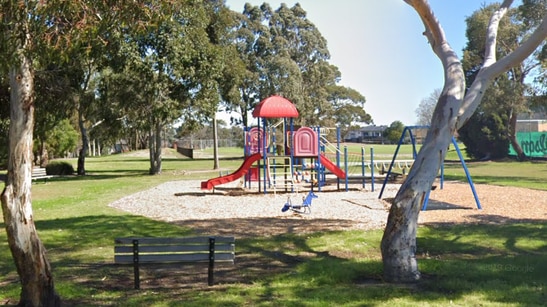 An alleged sex creep has fronted court after children were allegedly targeted at the Parkfield Reserve playground in Noble Park. Picture: Google Maps