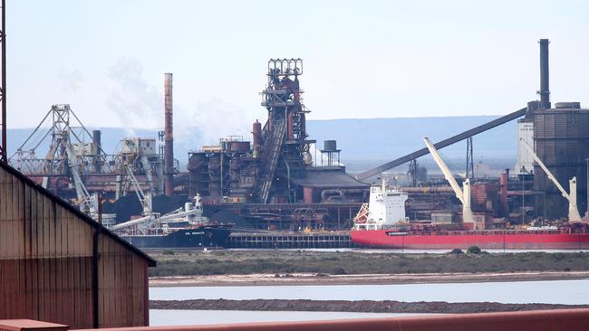 16/11/15 Jobs to be lost at the Arrium steel works at Whyalla. photo Calum Robertson