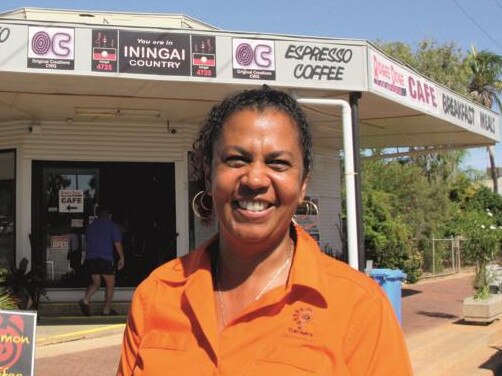 Cheryl Thompson in Barcaldine. Picture: Erle Levey