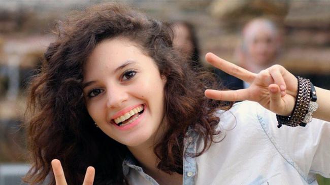 Student Aiia Maasarwe who was killed in this week. Picture: Instagram