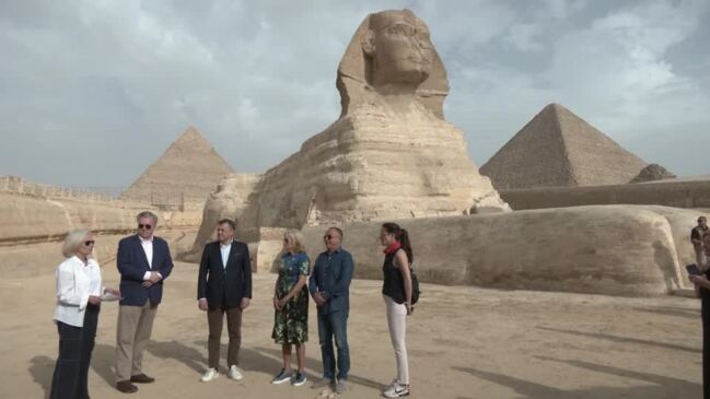 Jill Biden Visits Egypts Pyramids Au — Australias Leading