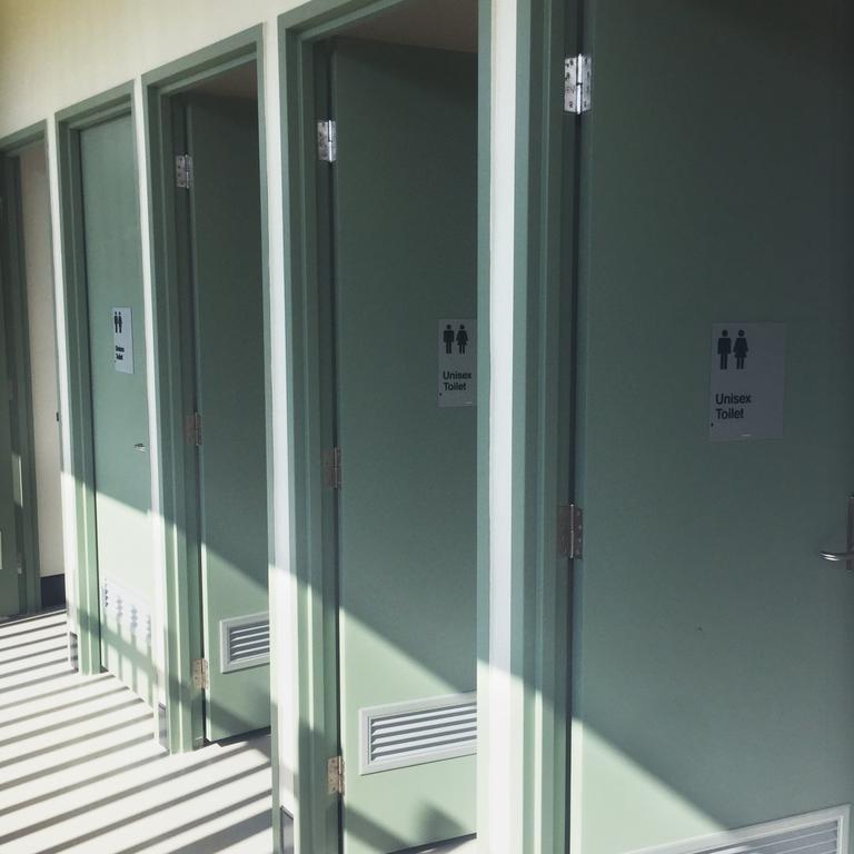 Unisex toilets have been installed at Burpengary’s St Eugene College. Picture: Supplied