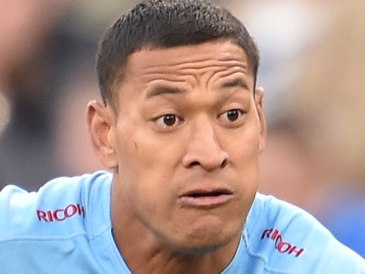 BLOEMFONTEIN, SOUTH AFRICA - JUNE 06: Israel Folau of the Waratahs during the Super Rugby match between Toyota Cheetahs and Waratahs at Free State Stadium on June 06, 2015 in Bloemfontein, South Africa. (Photo by Johan Pretorius/Gallo Images/Getty Images)