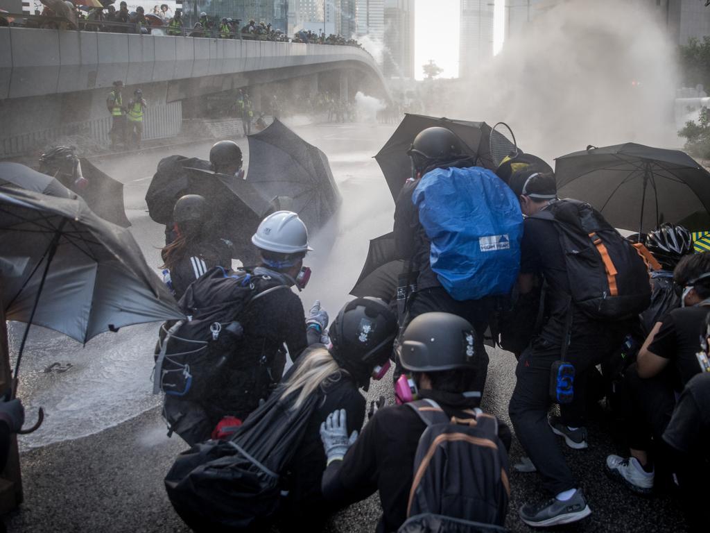 Violence Flares After Protest March In Downtown Hong Kong | News.com.au ...