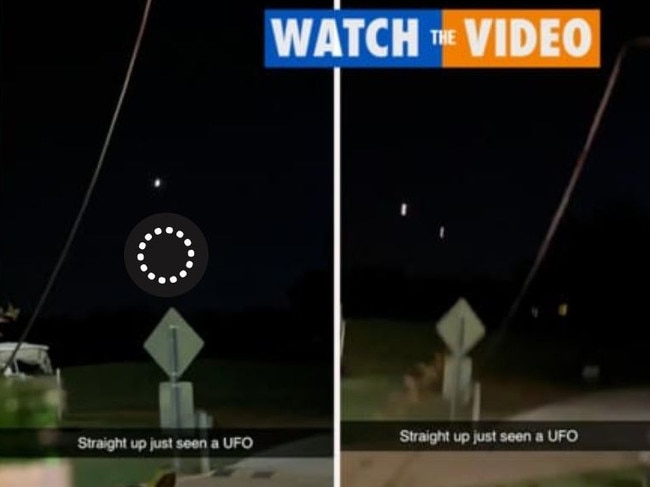 Videos: Darwin residents spot ‘blazing UFO’ zig-zagging across night sky