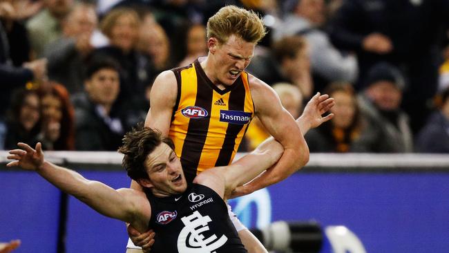 James Sicily says he must control his anger on the footy field.