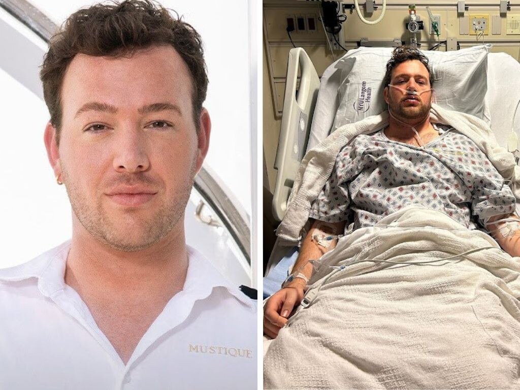 Below Deck star Kyle Viljoen shares health scare details following misdiagnosis. Pictures: @kylethebold