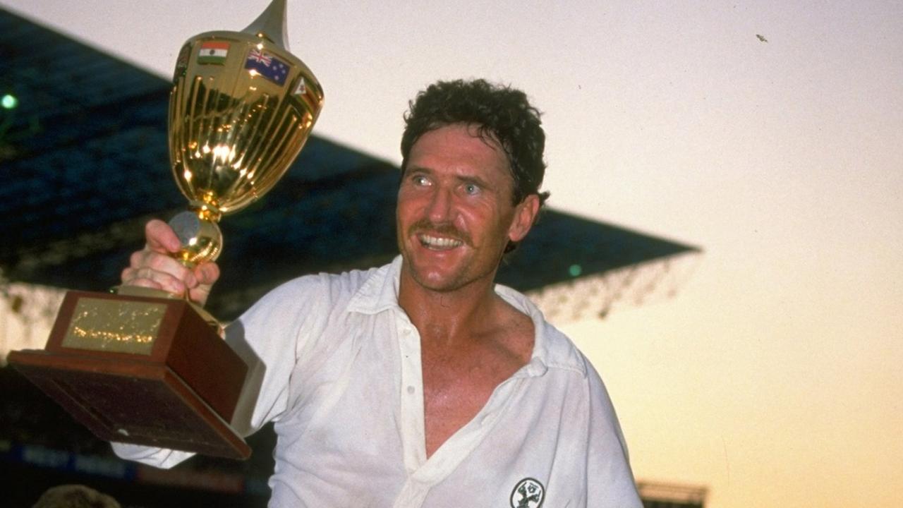 Cricket in the 80s: Dean Jones, Allan Border, Craig McDermott and Steve Waugh 1987 World Cup