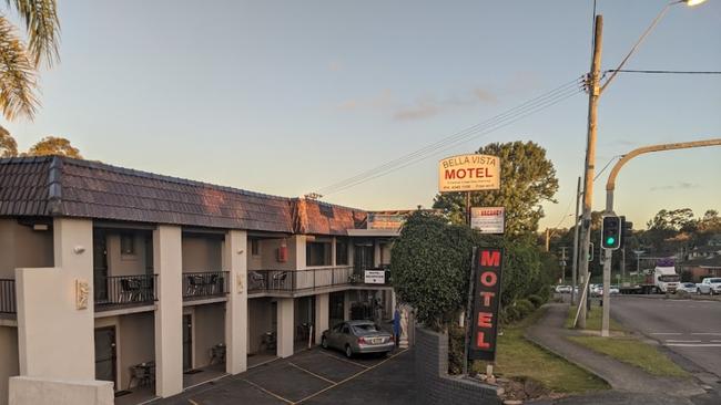 The Bella Vista Motel at Kariong. Picture: Supplied