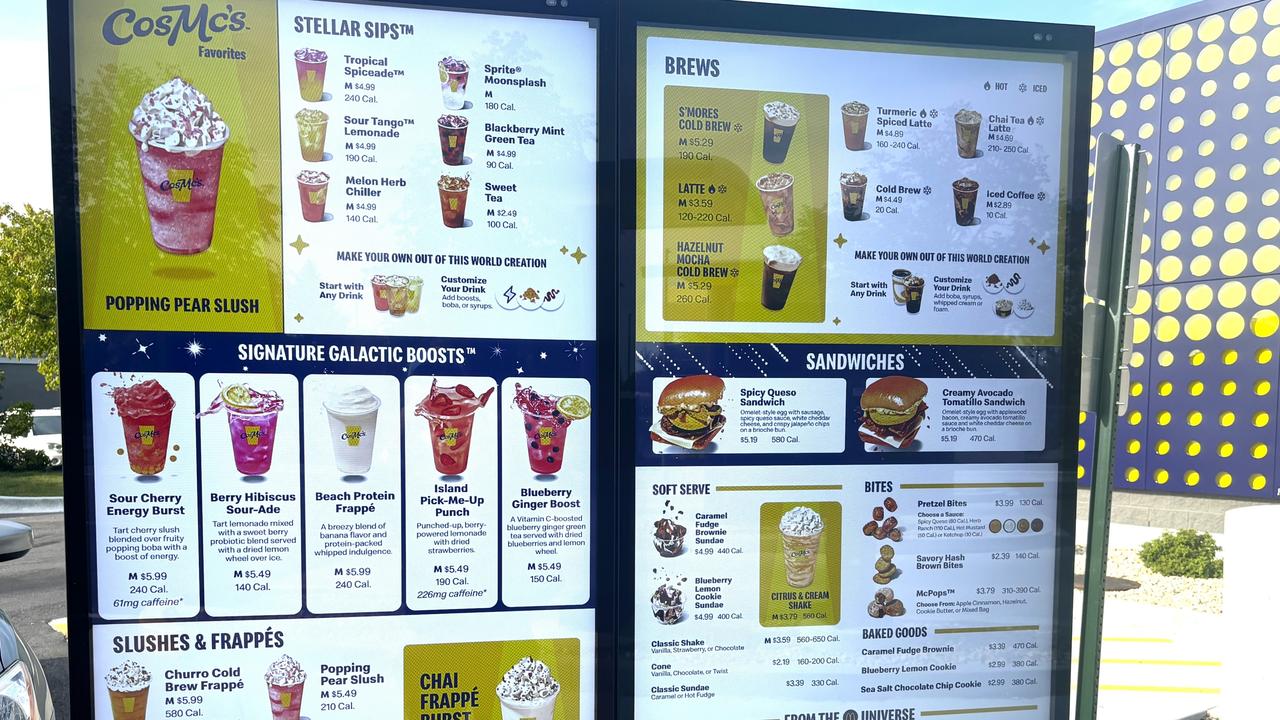 Lost on the menu – none of it burgers. Picture: Benedict Brook