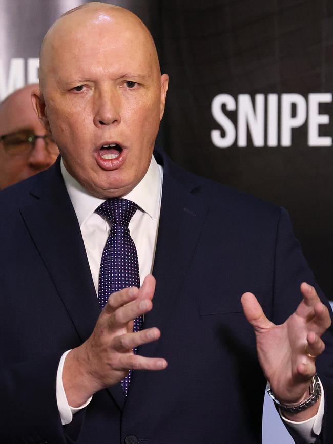 Defence miniser Peter Dutton. Picture: Liam Kidston