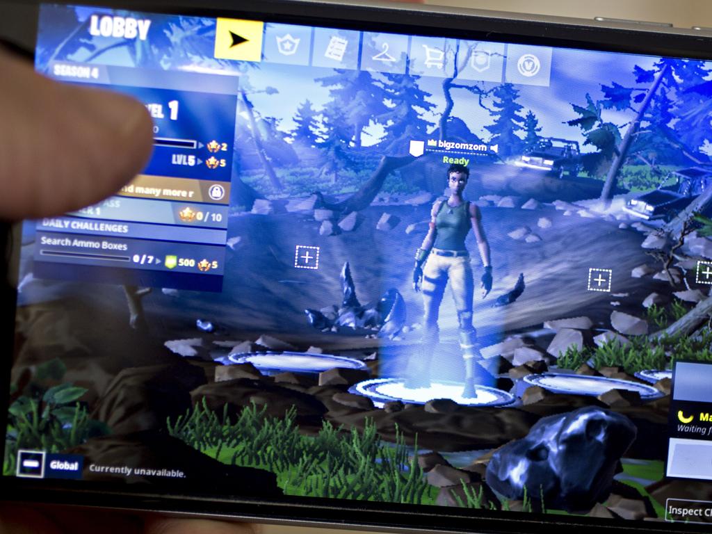 Fortnite is playable on a variety of devices including computers, consoles and mobile phones. Picture: Andrew Harrer/Bloomberg/Getty Images