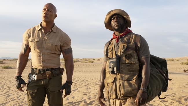 Dwayne Johnson and Kevin Hart in Jumanji: The Next Level. Picture: Sony Pictures