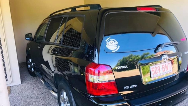 A family is appealing for help to find their black 2004 Toyota Kluger, registration 509 BN7, which was stolen from Pimpama City Shopping Centre on Saturday August 3.