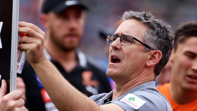 Giants coach Leon Cameron is out of contract at season’s end and faces an uncertain future. Picture: Getty Images