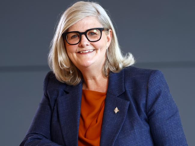 Sam Mostyn, unlike past governors-general, has never risen to any great leadership position in politics, the military or the law. Picture: Richard Dobson