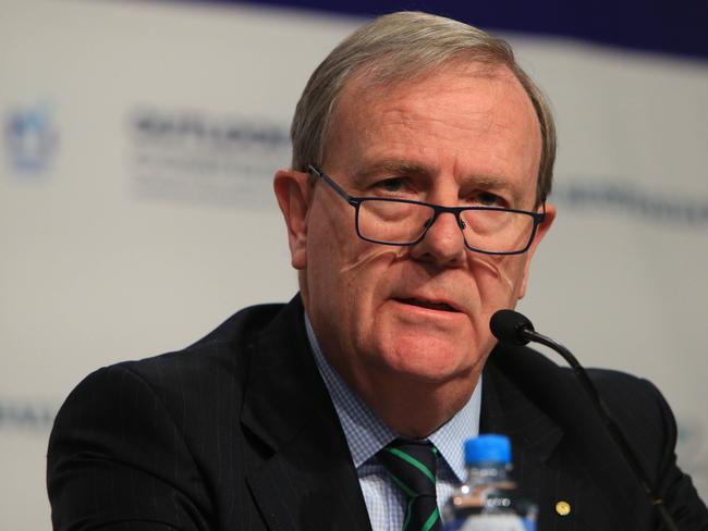 Future Fund chairman and former federal treasurer Peter Costello. Picture: Aaron Francis