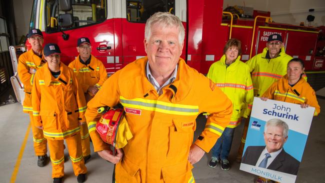 Liberal Monbulk candidate John Schurink was on the CFA board until it was sacked by Emergency Services Minister James Merlino. Picture: Jason Edwards