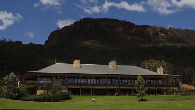 Australia’s most expensive hotel, the $160m Emirates One&amp;Only Wolgan Valley resort in 2020. Picture: Dean Sewell / Oculi for The Australian